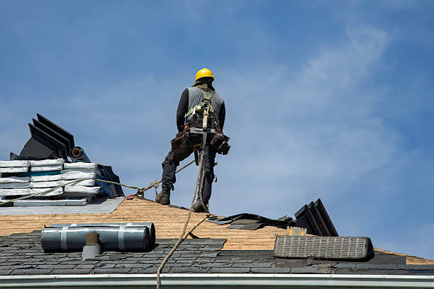 Professional Gutter Installation technician working in Atmore, AL